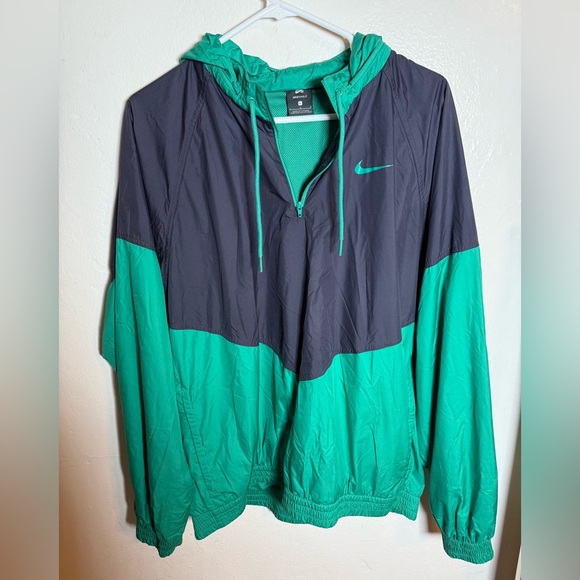 Nike Teal and Charcoal Windbreaker Men’s Size Large - Picture 6 of 8